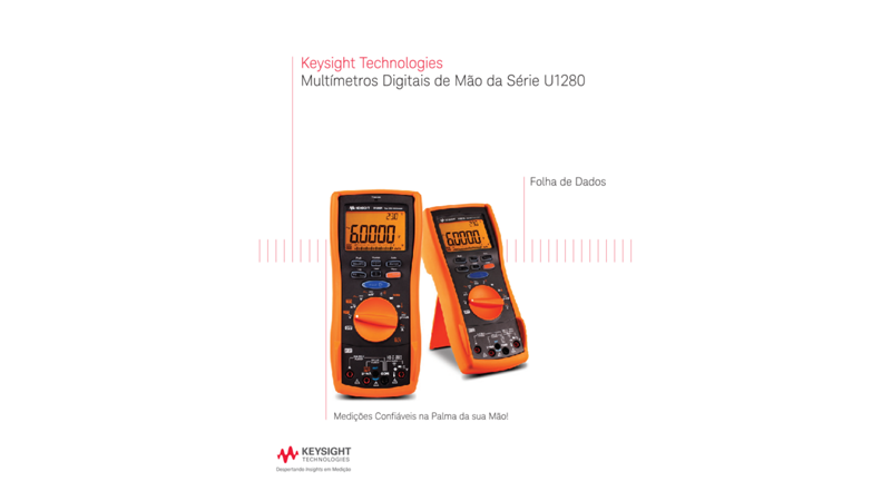 U1280 Series Handheld Digital Multimeters